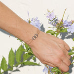 Load image into Gallery viewer, Bracelet cordon minimaliste beige camel en argent 925 – As de Pique