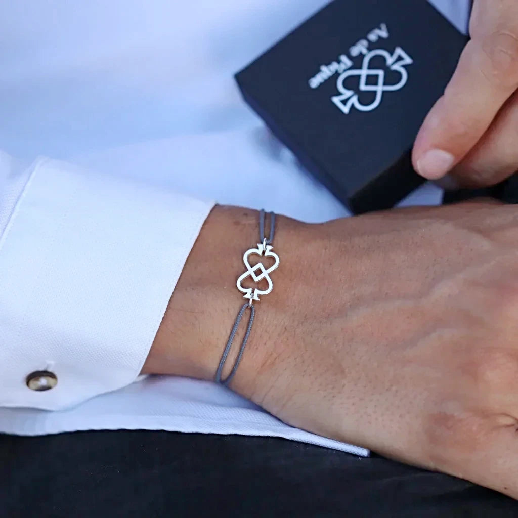 Bracelet As de Pique "Classique" - Argent